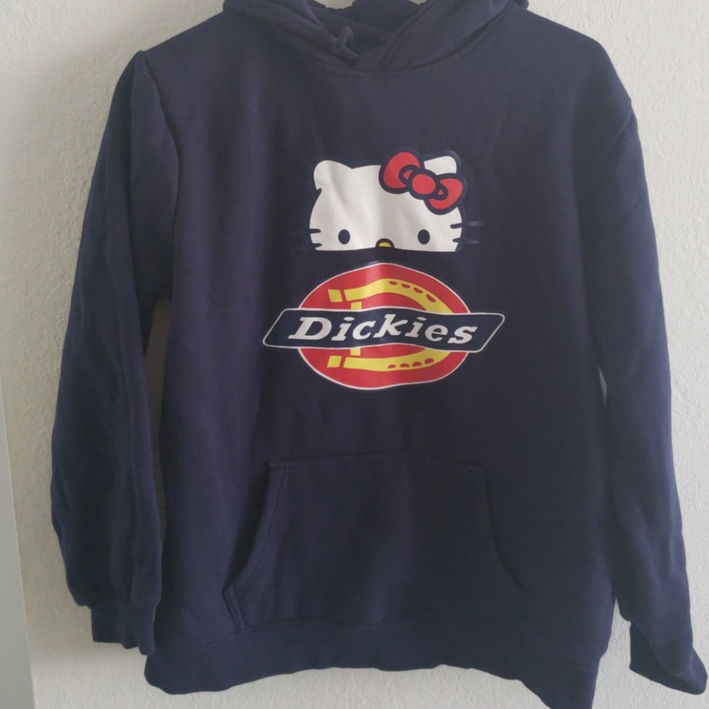 Women's hello kitty hood sweater by Dickies
